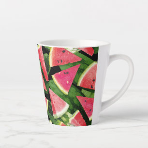 Watermelonpatrooncreatie 5 latte mok