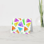 Watermelonpatrooncreatie 6 bedankkaart (Achterkant)
