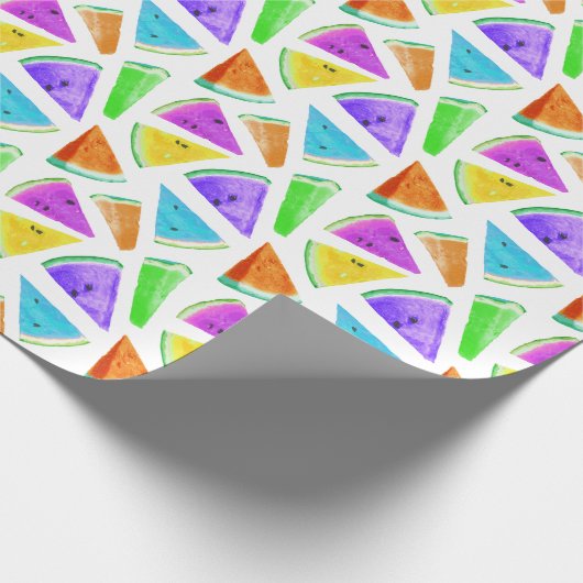 Watermelonpatrooncreatie 6 cadeaupapier (Hoek)