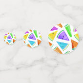 Watermelonpatrooncreatie 6 confetti (Achterkanten)