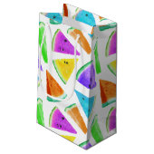 Watermelonpatrooncreatie 6 klein cadeauzakje (Achterkant Gekanteld)