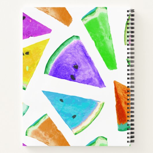 Watermelonpatrooncreatie 6 notitieboek (Achterkant)