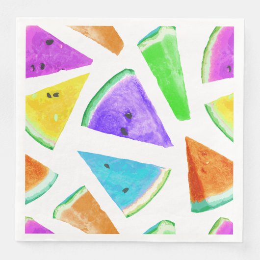 Watermelonpatrooncreatie 6 servet (Voorkant)