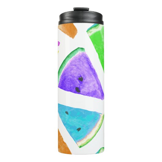 Watermelonpatrooncreatie 6 thermosbeker (Voorkant)