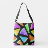 Watermelonpatrooncreatie 7 crossbody tas (Achterkant)