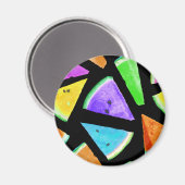Watermelonpatrooncreatie 7 magneet (Voorkant / Achterkant)