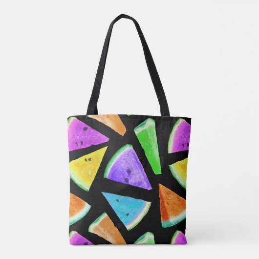 Watermelonpatrooncreatie 7 tote bag (Achterkant)