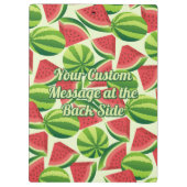 Watermelonpatroonplaat Klembord (Achterkant)