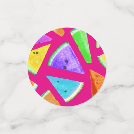 Watermelonpatroonvorming 9 confetti (Kleine voorkant)