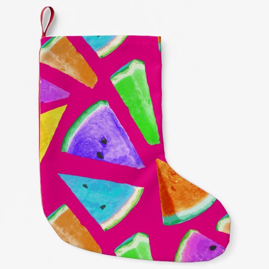 Watermelonpatroonvorming 9 kleine kerstsok (Voorkant)