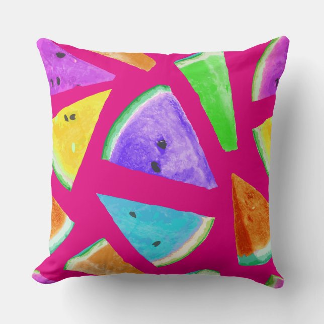 Watermelonpatroonvorming 9 kussen (Voorkant)