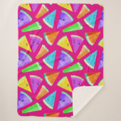 Watermelonpatroonvorming 9 sherpa deken (Voorkant)