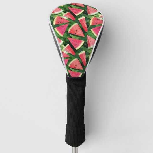 Watermelonpatroonvorming Golfheadcover (Voorkant)