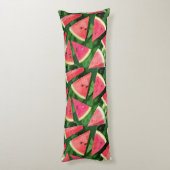 Watermelonpatroonvorming Lichaamskussen (Achterkant (Verticaal))