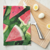 Watermelonpatroonvorming Theedoek (Quarter Fold)