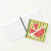 Watermelonpuntenstreep Notitieboek (Binnen)