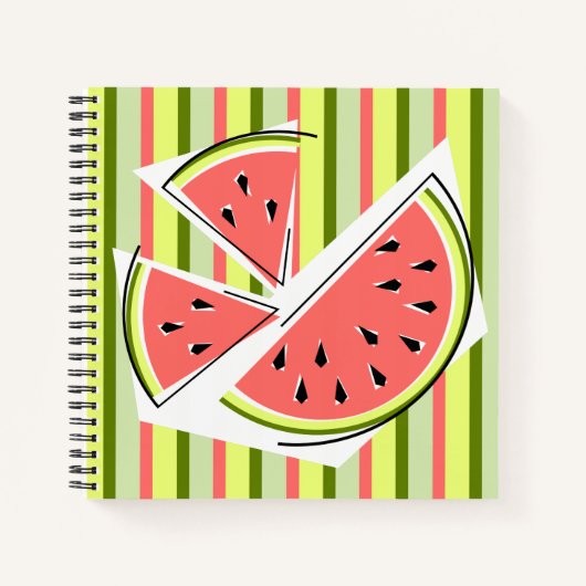 Watermelonpuntenstreep Notitieboek (Voorkant)