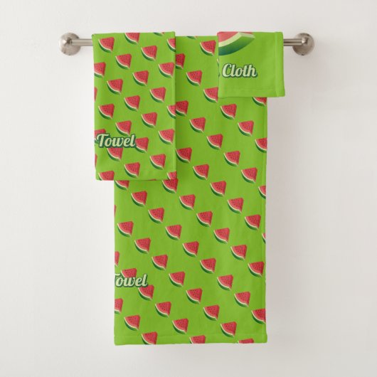 Watermelonsegment Bad Handdoek (Insitu)