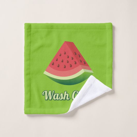 Watermelonsegment Bad Handdoek (Wasdoekje)