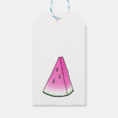 Watermelonsegment Cadeaulabel (Achterkant)