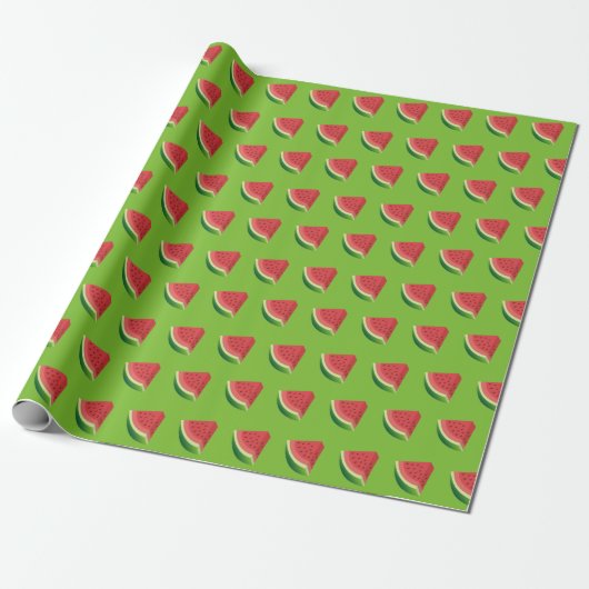 Watermelonsegment Cadeaupapier (Uitgerold)