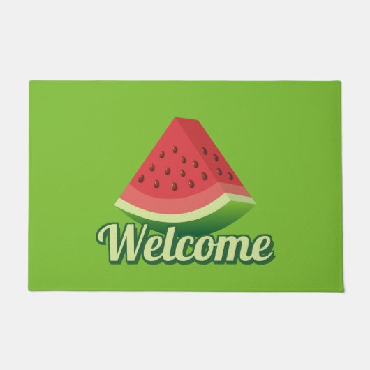 Watermelonsegment Deurmat (Voorkant)