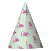 Watermelonsegment Feesthoedjes (Achterkant)