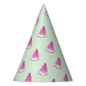 Watermelonsegment Feesthoedjes (Links)