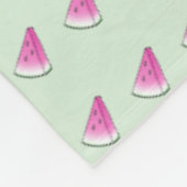 Watermelonsegment Fleece Deken (Hoek)