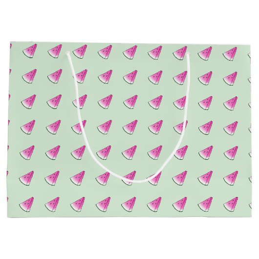 Watermelonsegment Groot Cadeauzakje (Achterkant)