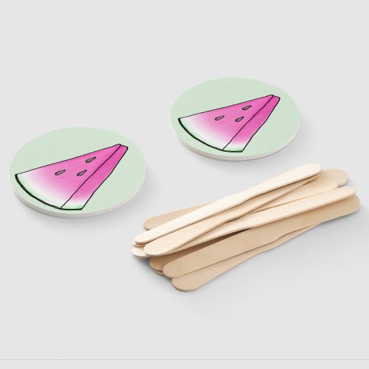 Watermelonsegment Handwaaier (Niet-gemonteerd)