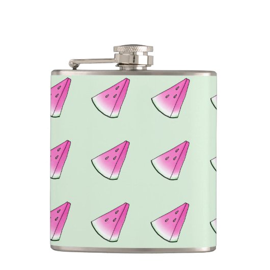 Watermelonsegment Heupfles (Voorkant)