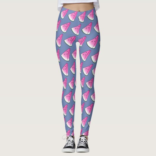 Watermelonsegment Leggings (Voorkant)