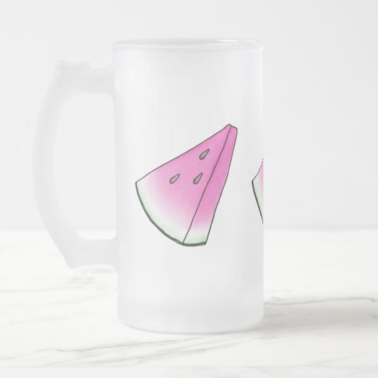 Watermelonsegment Matglas Bierpul (Links)