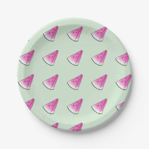 Watermelonsegment Papieren Bordje