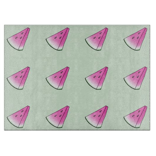 Watermelonsegment Snijplank (Voorkant)