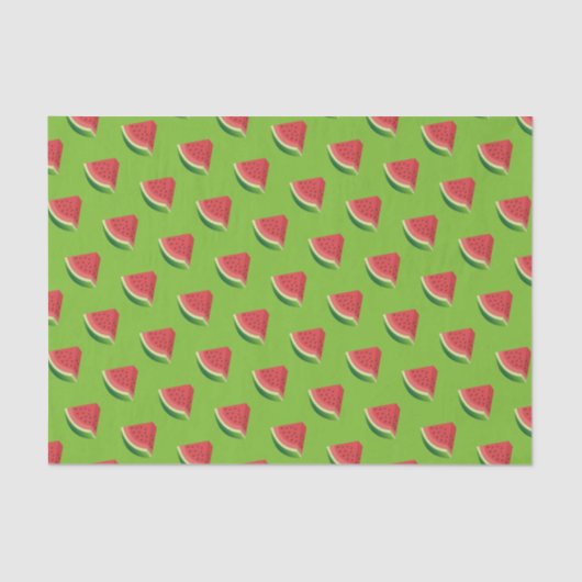 Watermelonsegment Tissuepapier (Voorkant)