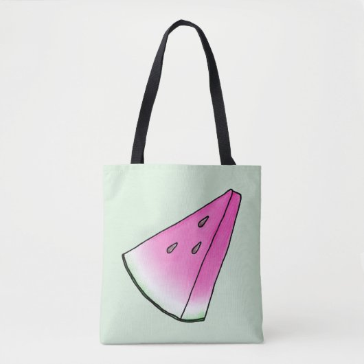 Watermelonsegment Tote Bag (Voorkant)