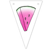 Watermelonsegment Vlaggetjes (Derde vlag)