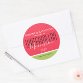 "Watermelonshine" - Etiket op maat (Envelop)