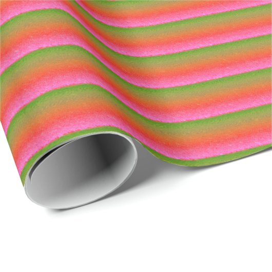 Watermelonstripes Cadeaupapier (Rol Hoek)