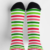 Watermelonstrips Patroonsocket Sokken (Top)