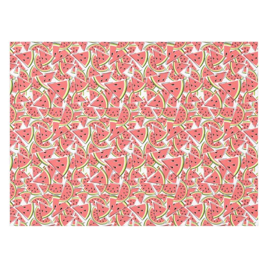 Watermelontafels Tafelkleed (Voorkant (Horizontaal))