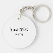 Watermelontekst dubbelzijdig sleutelhanger (Achterkant)