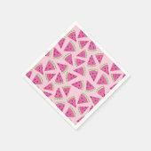 Watermelontropisch fruitpatroon servet (Hoek)