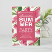 Watermelonuitnodiging Kaart (Staand voorkant)