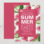 Watermelonuitnodiging Kaart (Voorkant / Achterkant)