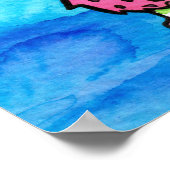 Watermelorgi Waterverf Poster (Hoek)
