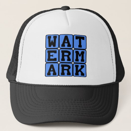 Watermerk, Copyrightapparaat Trucker Pet (Voorkant)