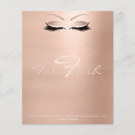 Watermerk Eyes Lashes Makeup SPA Naam Monogram Flyer